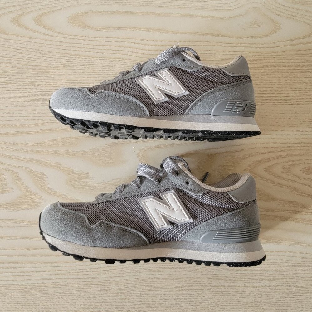 New Balance 515 PC515GRY Grey White Little Kid's Shoes Size 12.5W